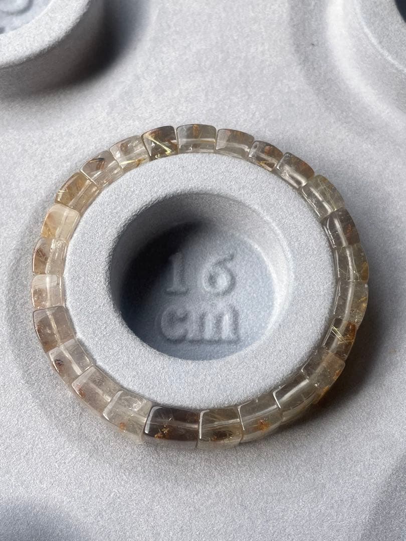 高品質　タイチンルチルバングル　16cm