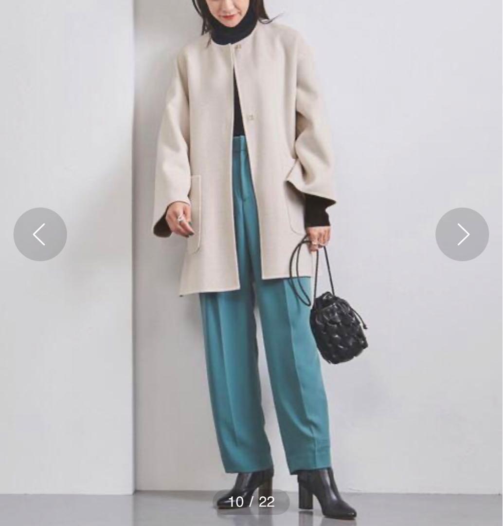 完売！21aw UNITED ARROWSバイカラーリバーミドルコート