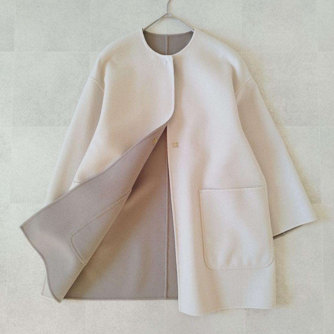 完売！21aw UNITED ARROWSバイカラーリバーミドルコート