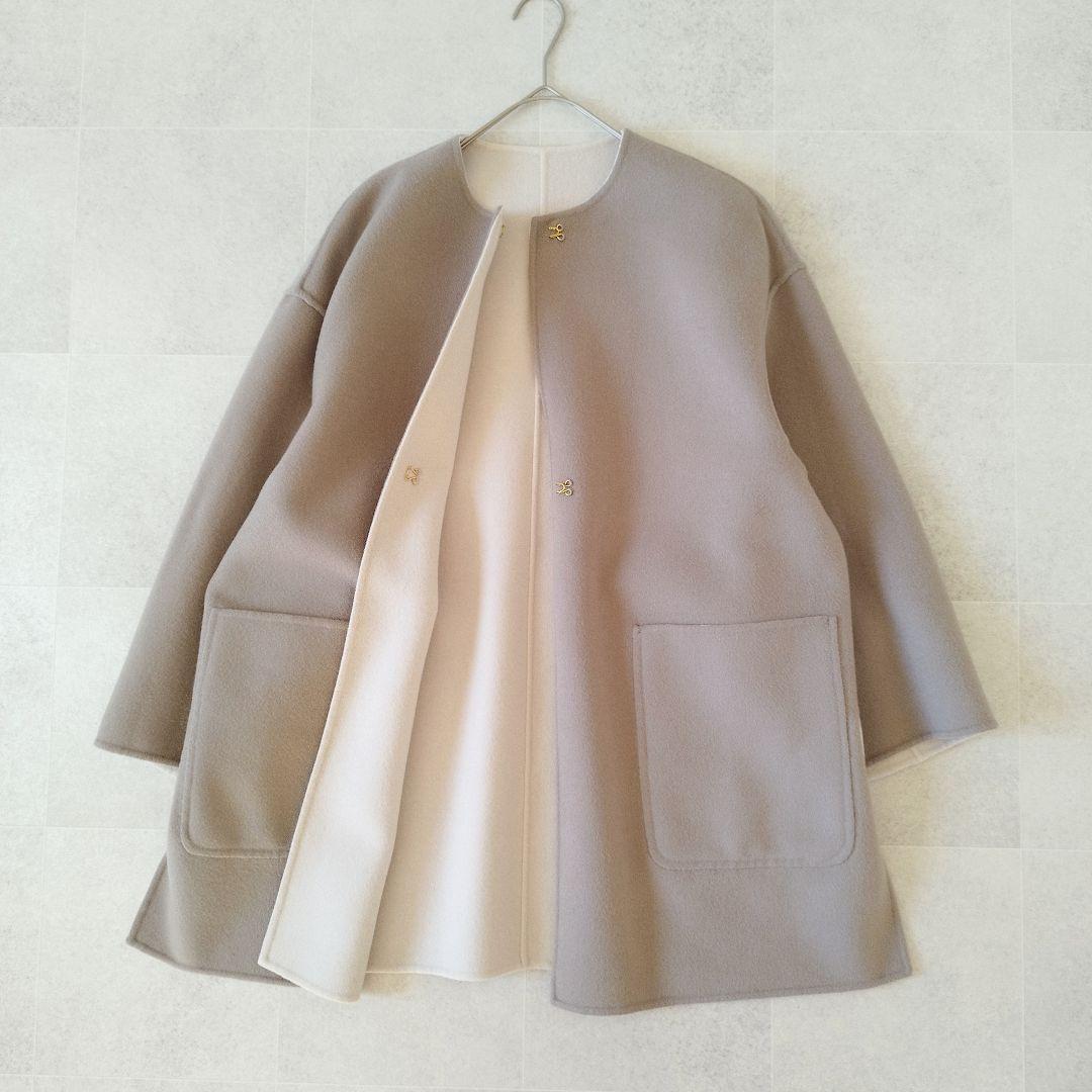 完売！21aw UNITED ARROWSバイカラーリバーミドルコート