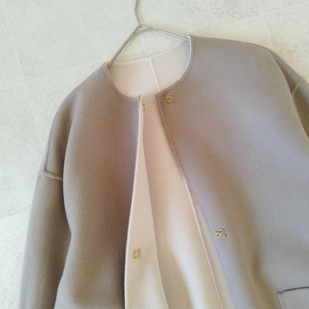 完売！21aw UNITED ARROWSバイカラーリバーミドルコート