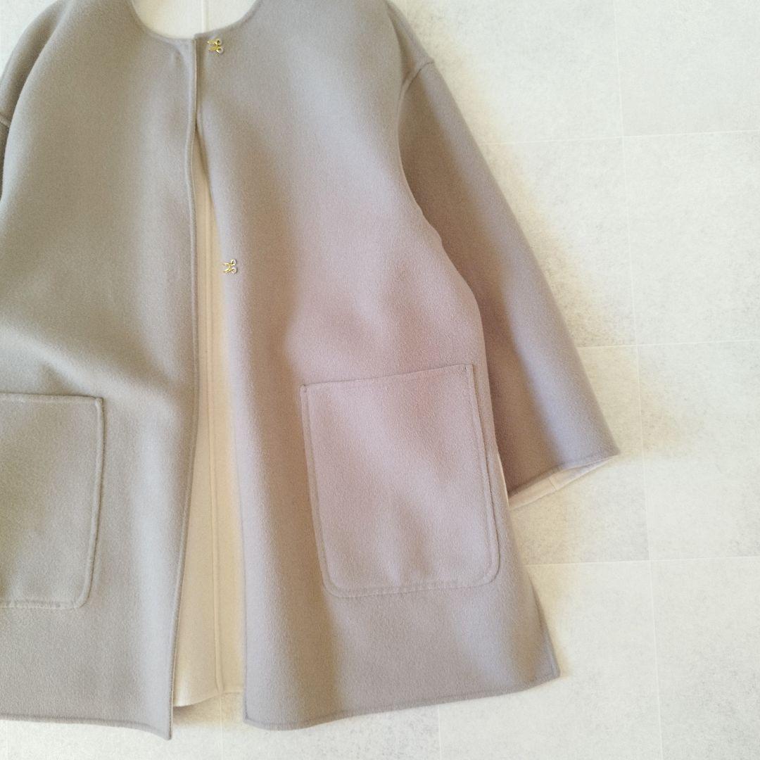 完売！21aw UNITED ARROWSバイカラーリバーミドルコート