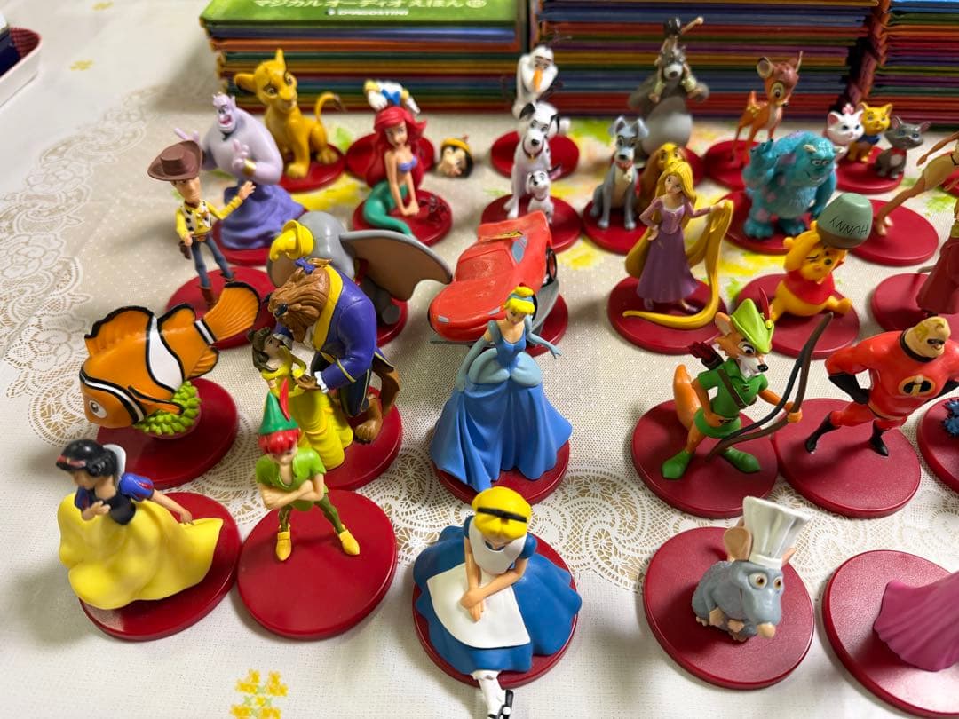 再出品　ディズニーマジカルオーディオ絵本1〜37巻フィギュア37体スピーカー無し