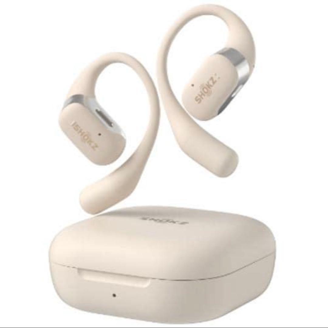 新品未開封 ショックス ワイヤレス イヤホン OpenFit ベージュ 即日発送