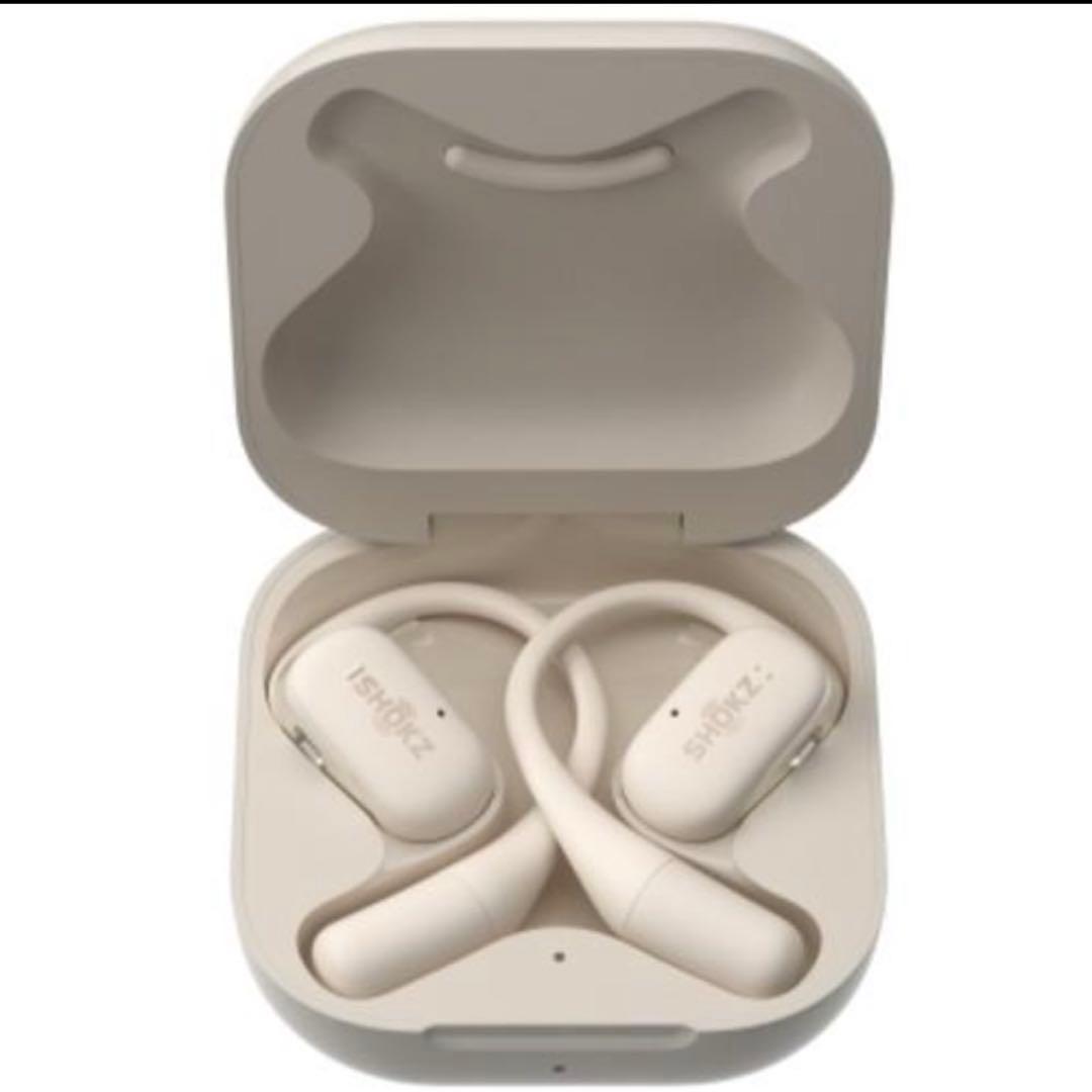 新品未開封 ショックス ワイヤレス イヤホン OpenFit ベージュ 即日発送