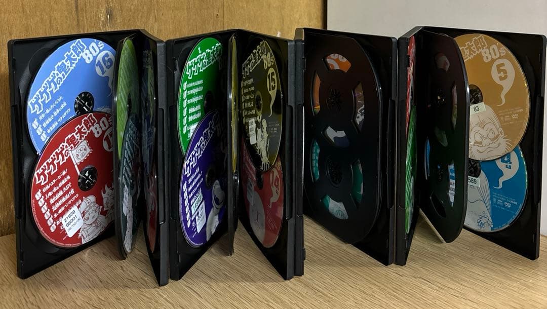 【全巻セット、ケース収納】ゲゲゲの鬼太郎　80’s 全21巻　DVD