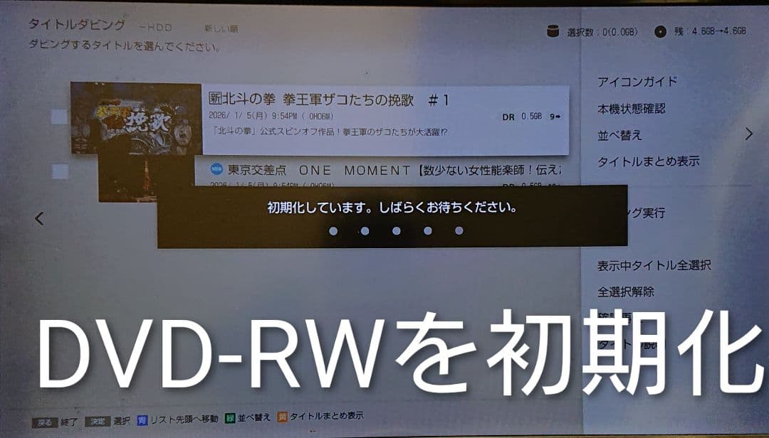 1/11迄/ソニー/BDZ-FW1000/1TB/4K出力対応/外付HDD対応