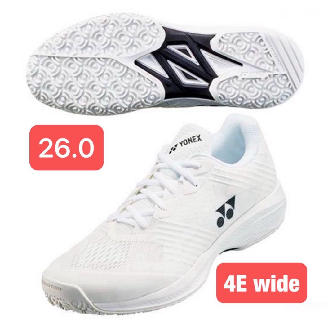 YONEXテニスシューズ クレー・砂入人工芝用 4E wide 011 26.0