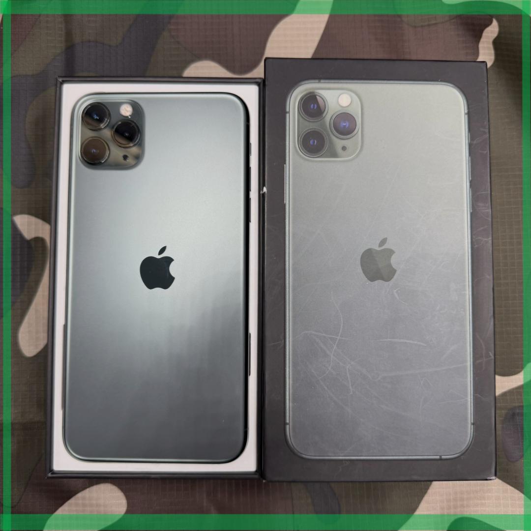 フリーSIM.アップル、iPhone 11 Pro Max/68GB.付属品多数