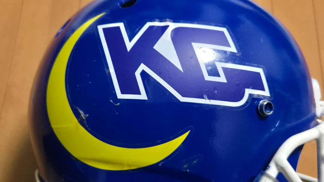 大*務様 関西学院大学 FIGHTERS アメリカンフットボールヘルメット