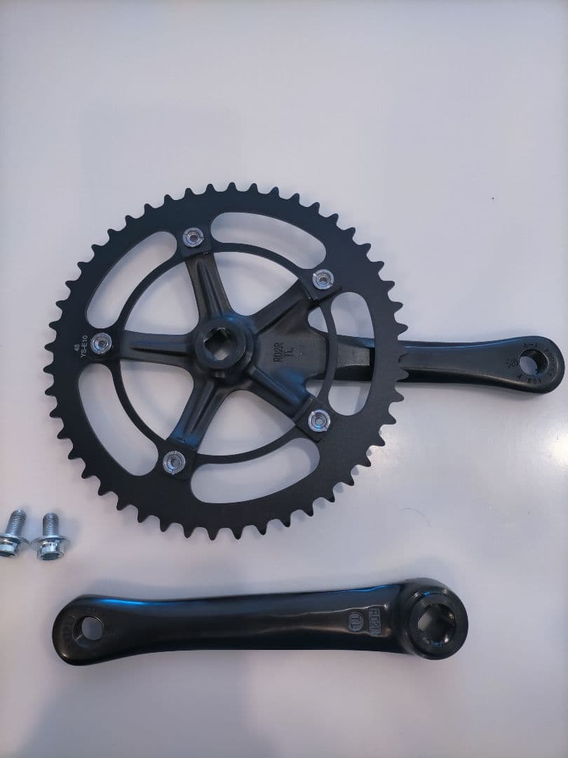 FUJI TRACK ARCV スギ ノ クランクセット 48T　165mm