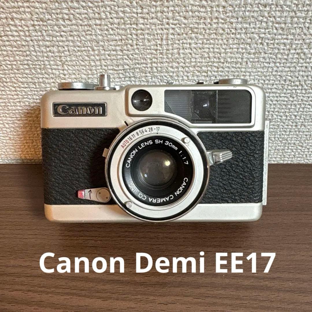 動作良好 Canon Demi EE17 コンパクトフィルムカメラ
