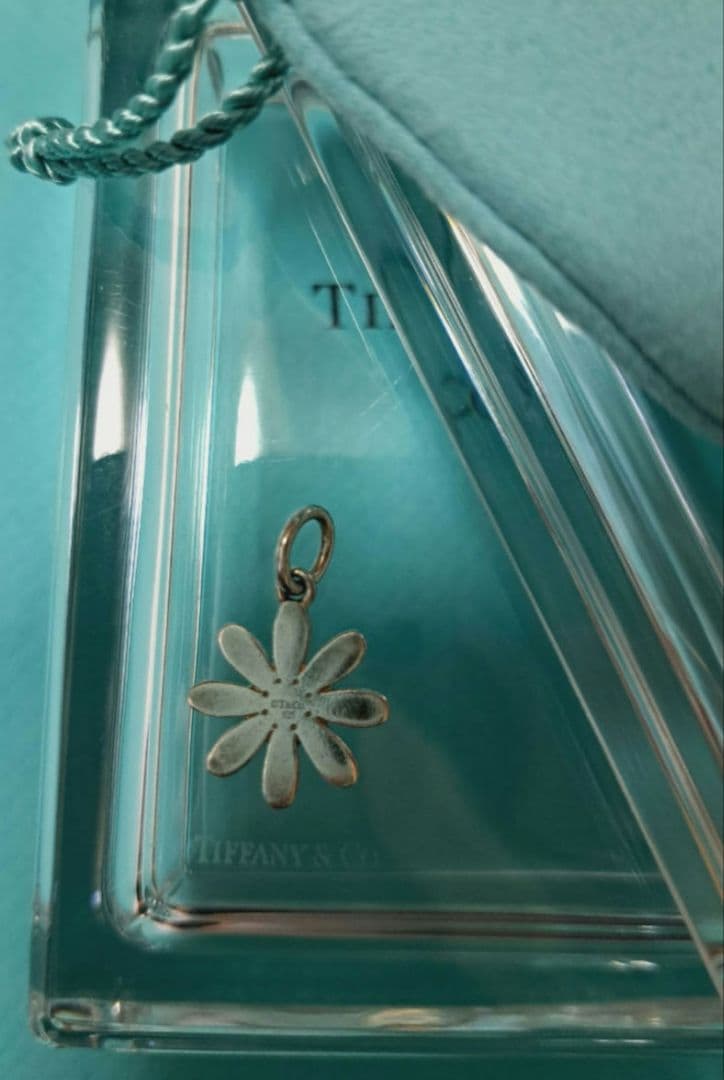 ティファニー ピンク エナメル デイジー フラワー チャーム 激レア