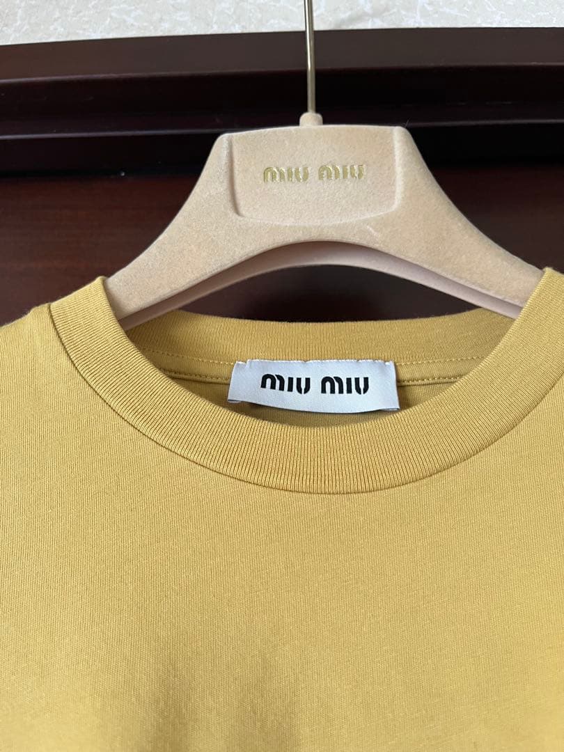 MIUMIU ミュウミュウ ジャージーTシャツ