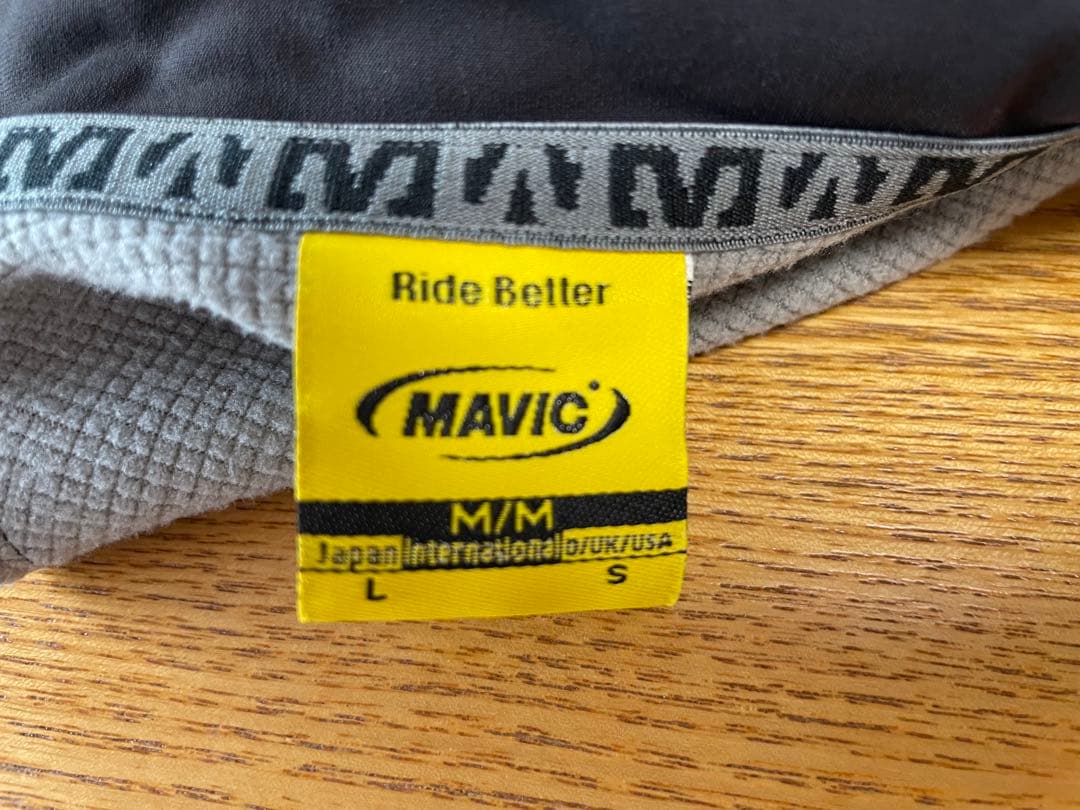 ロードバイク　マビックMAVIC サイクルジャケット 黒 赤 白 長袖