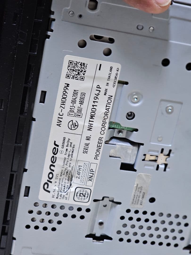 カロッツェリア AVIC-ZH0099w Bluetooth 2024年地図