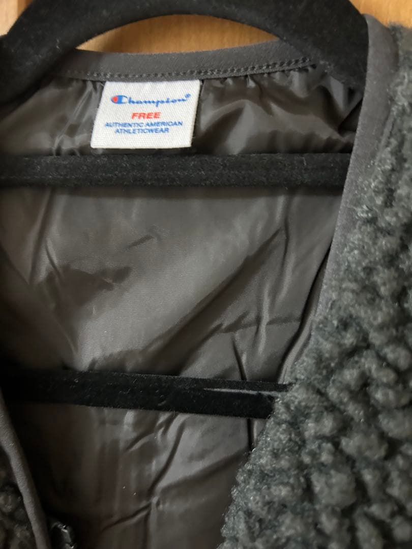 新品　別注　relume チャンピオン　ボアフリースベスト