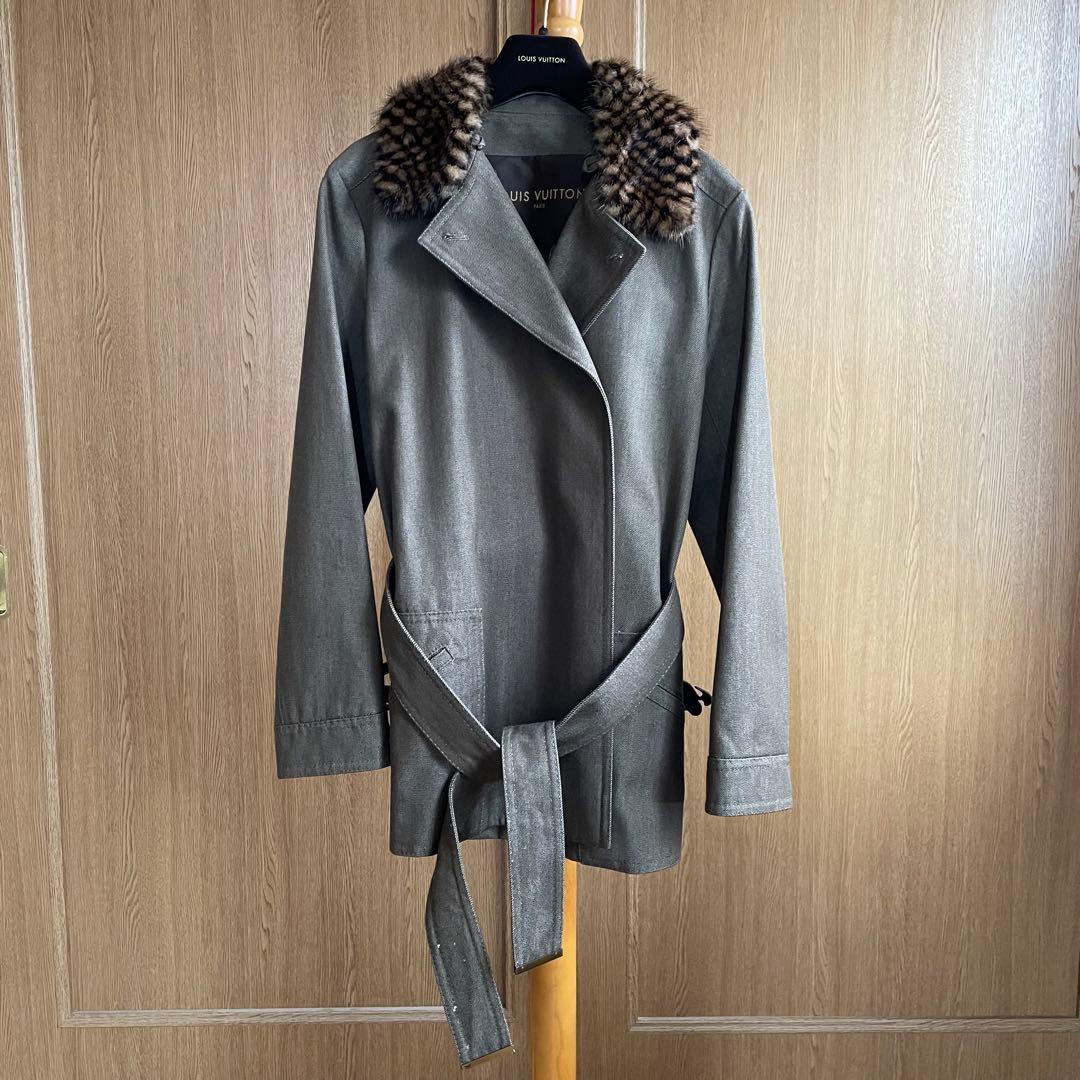 美品　Louis Vuitton ルイヴィトン　コート　ミンク　size38