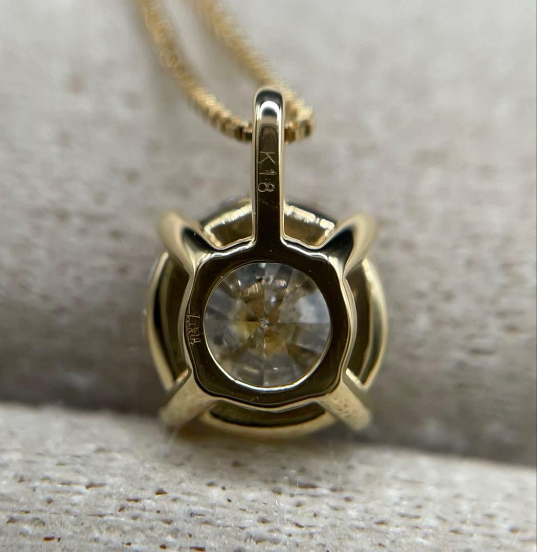 専用JA130★高級 大粒ダイヤモンド1.084ct K18 ヘッド ソーテ付