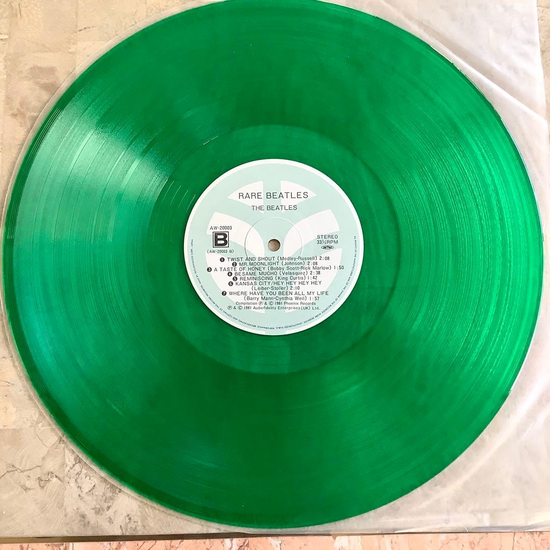 レア!レコード新品! 完全限定発売 極初期プレス ビートルズ グリーンレコード