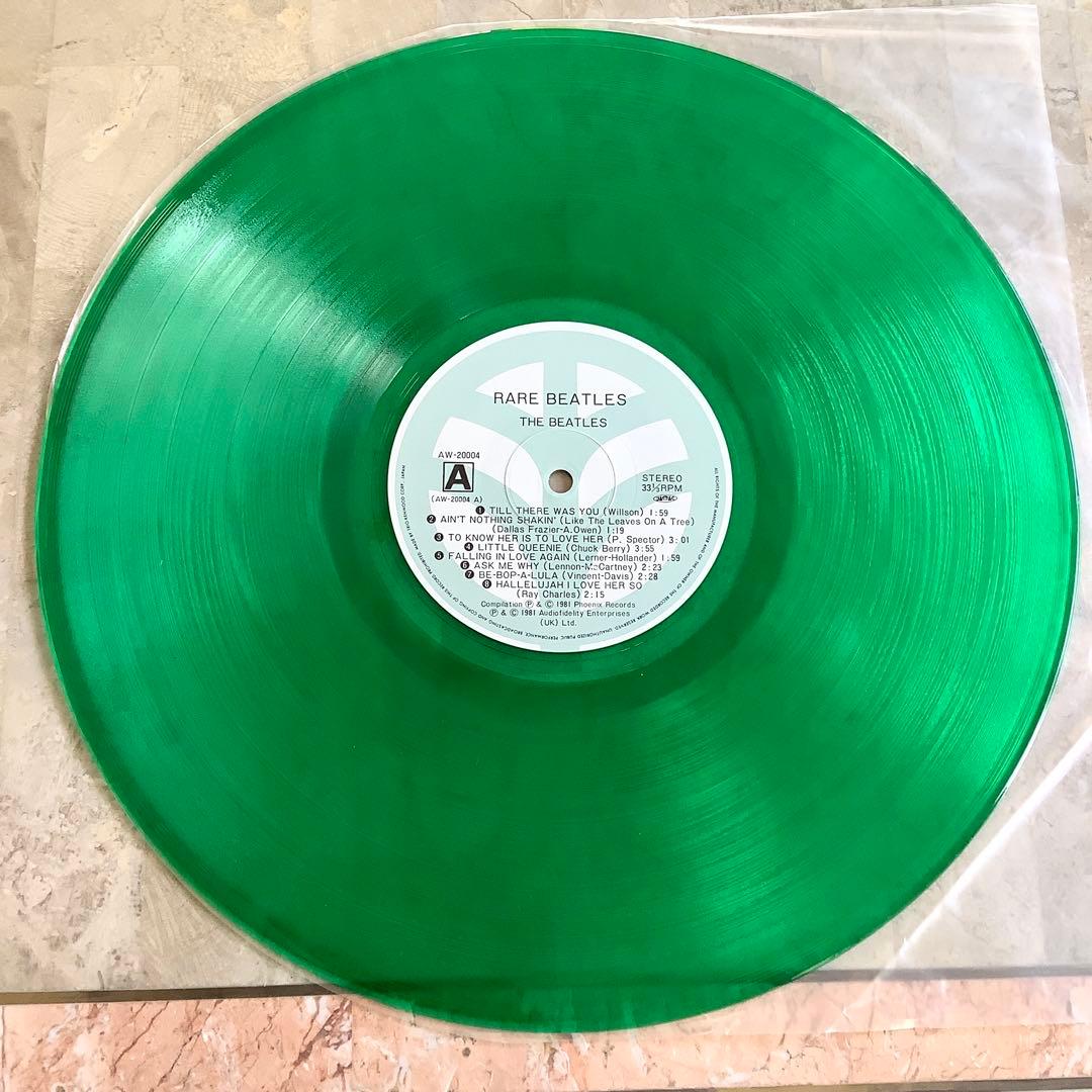 レア!レコード新品! 完全限定発売 極初期プレス ビートルズ グリーンレコード