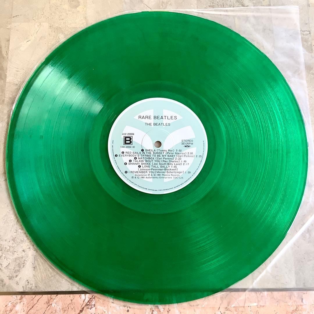 レア!レコード新品! 完全限定発売 極初期プレス ビートルズ グリーンレコード