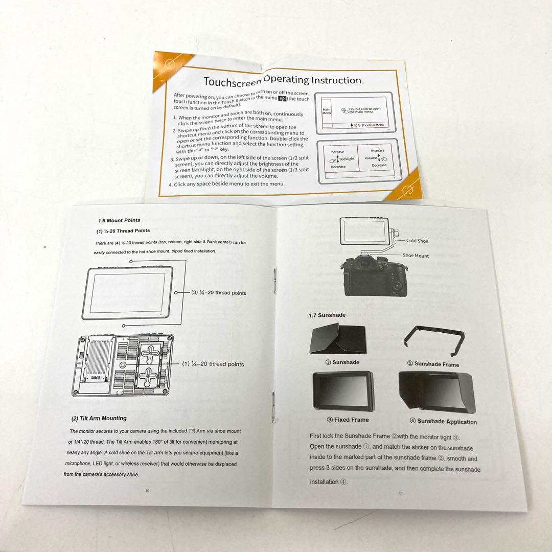 Y821-7 FEELWORLD 5.5 4K モニター F5 pro