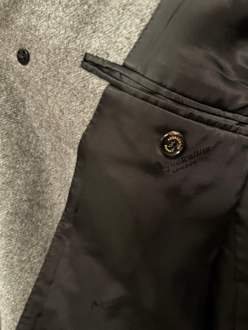 アクアスキュータム カシミヤ＆ウールコート