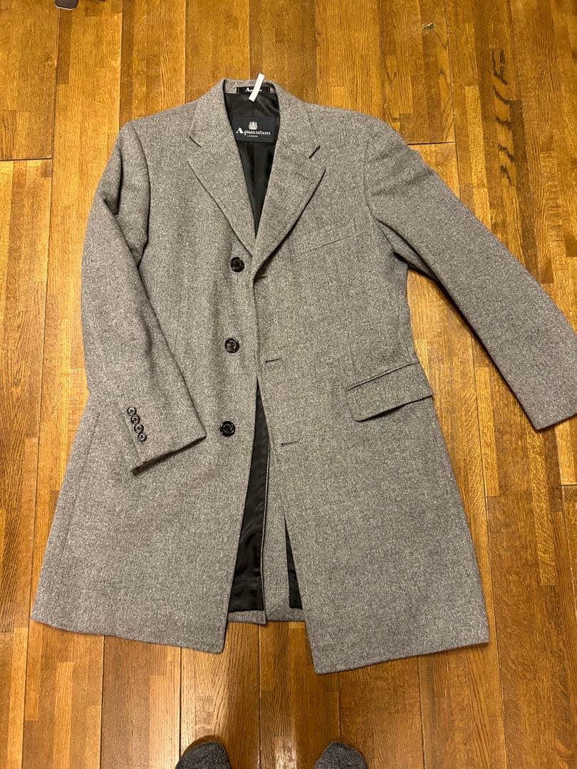 アクアスキュータム カシミヤ＆ウールコート