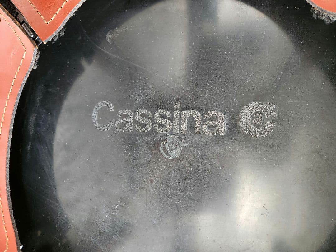 Cassina 412 CAB カッシーナ キャブチェア ダイニングチェア 赤茶