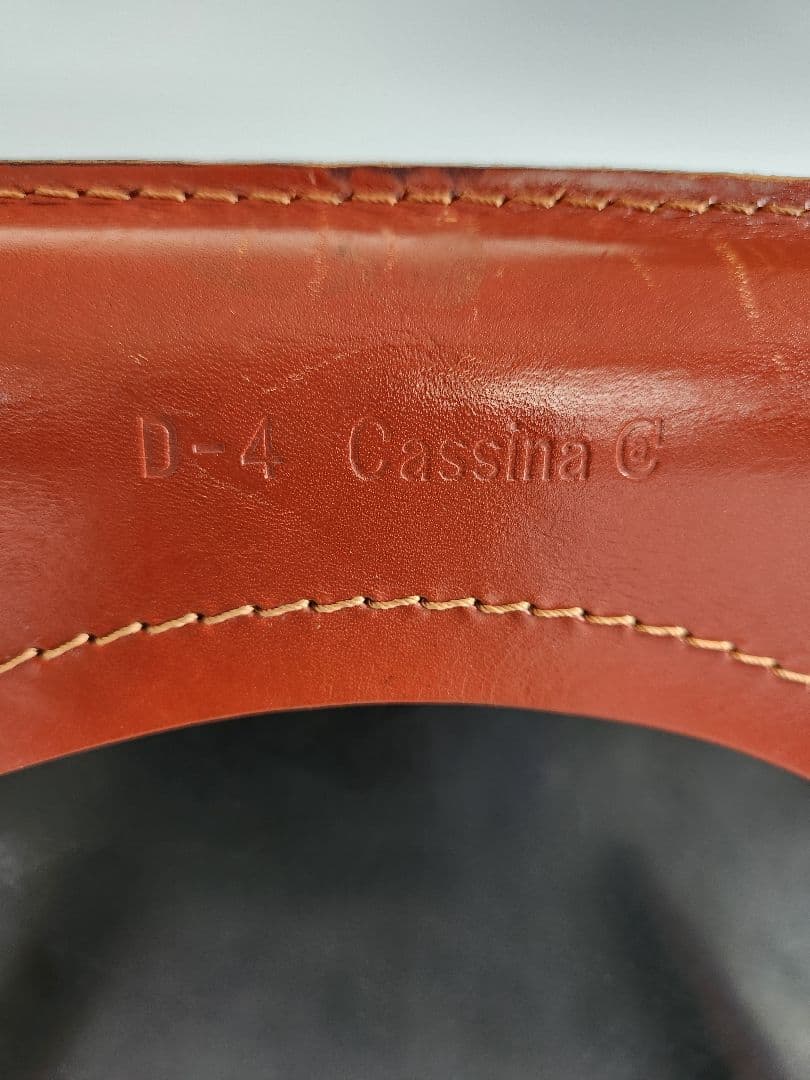 Cassina 412 CAB カッシーナ キャブチェア ダイニングチェア 赤茶
