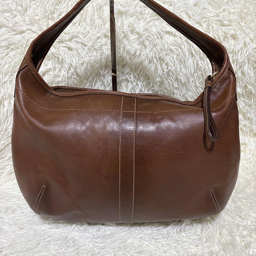 COACH ワンショルダーバッグ レザー 肩がけ ターンロック ホーボー