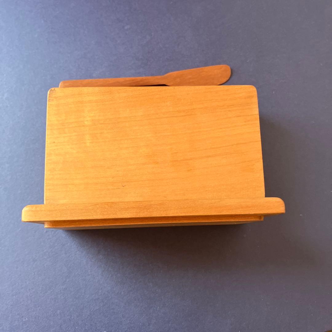 新品・未使用　三谷 龍二　山桜　バターケース