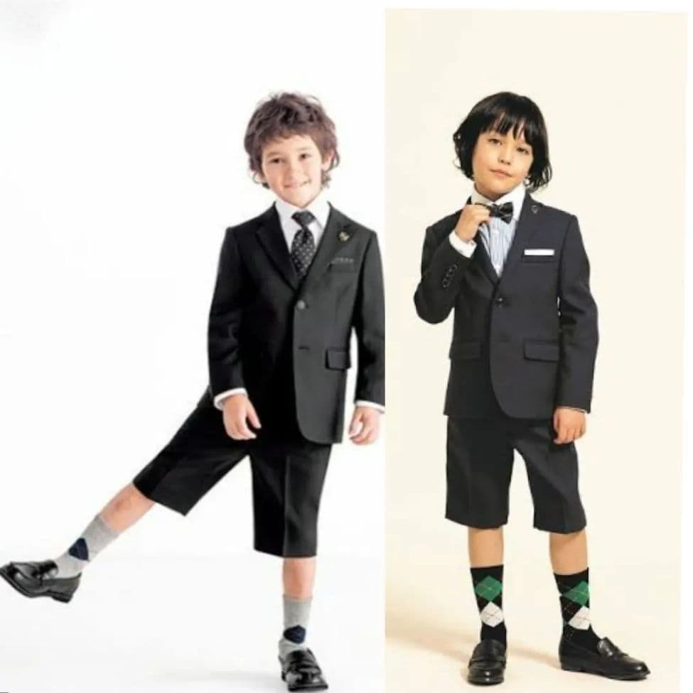 美品 ビームス フォーマル 卒園入学 発表会 6点 ネクタイ 蝶ネクタイ ピンズ