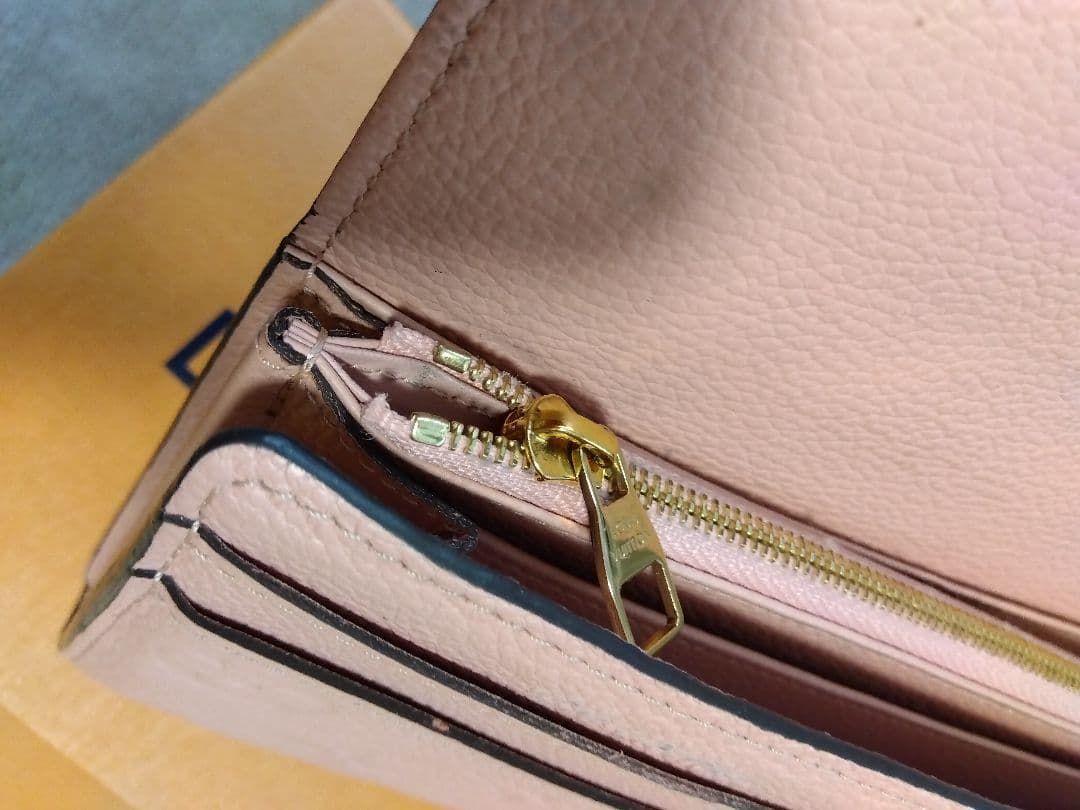 ヴィトン アンプラント ポルトフォイユ 長財布 ピンク