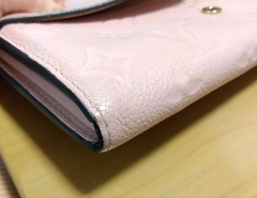 ヴィトン アンプラント ポルトフォイユ 長財布 ピンク