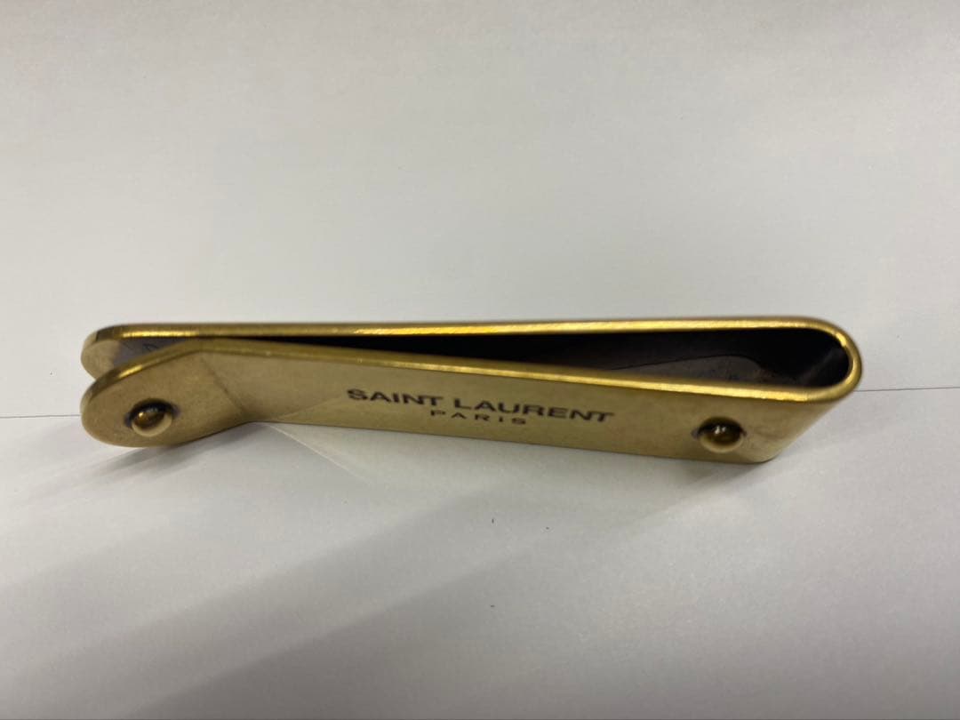 SAINT LAURENT サンローラン メタル ゴールド マネークリップ