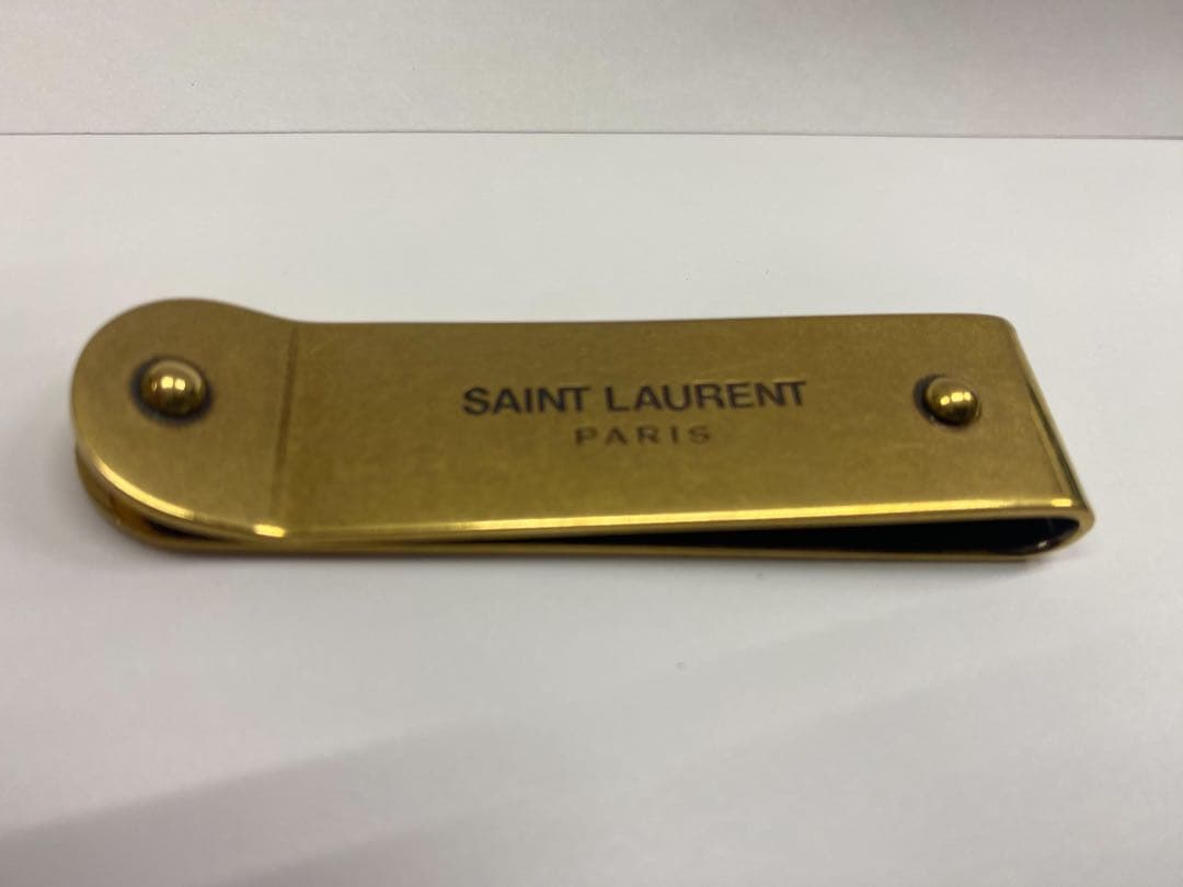 SAINT LAURENT サンローラン メタル ゴールド マネークリップ