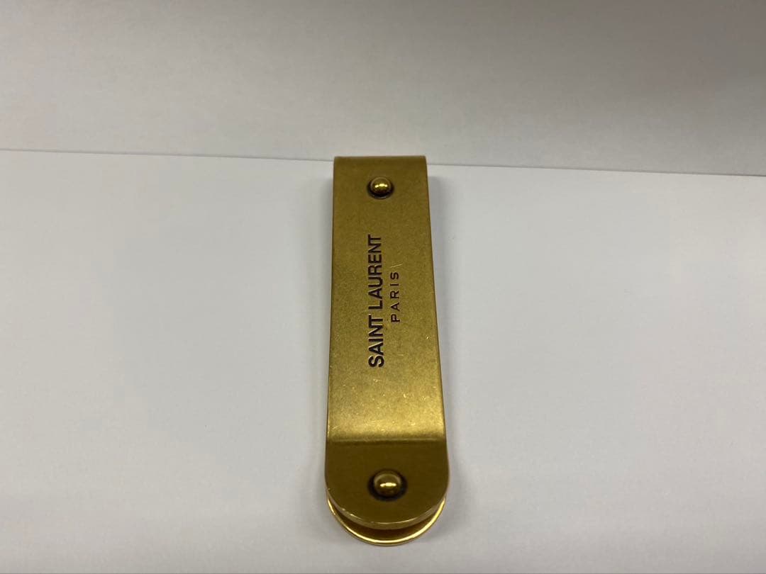 SAINT LAURENT サンローラン メタル ゴールド マネークリップ
