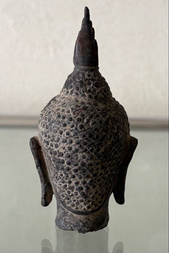 スコータイタイ様式　石仏　Buddha 仏頭