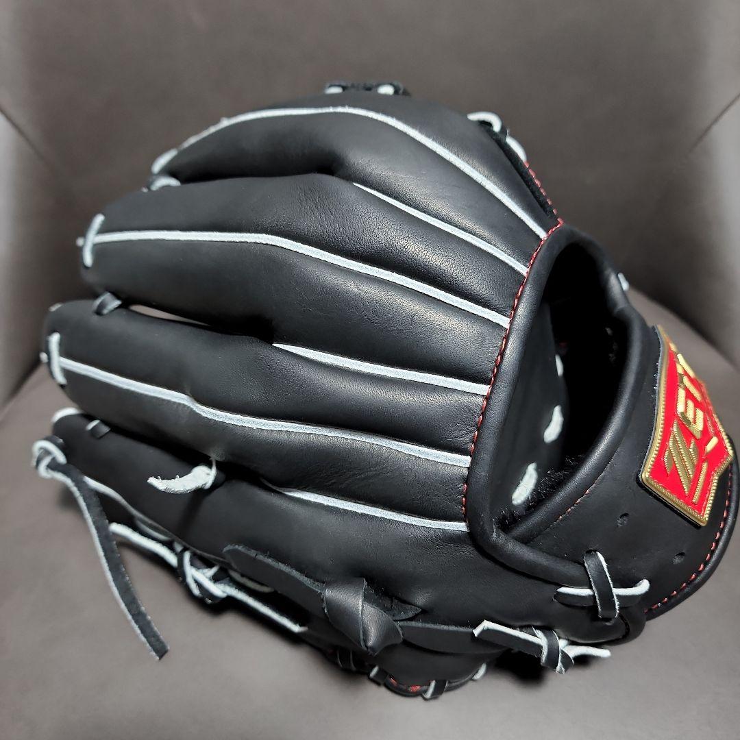 ZETT　ゼット　硬式野球グローブ　遊撃手・二塁手モデル　黒　新品未使用タグ付き