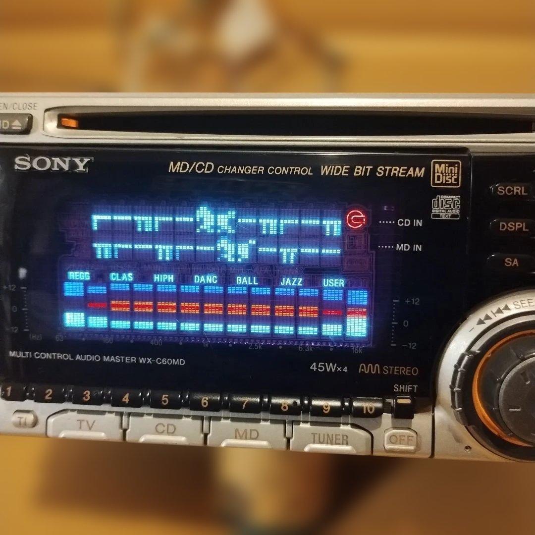 当時物SONY　ＷＸ―C60MDスペアナヘッドユニット