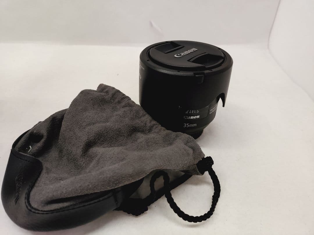 Canon EF35mmF2 IS USM 単焦点レンズ EW-72付き