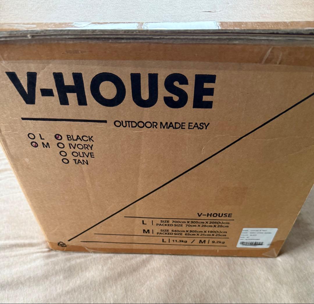 黒新品53%of MINIMAL WORKS Vハウス テント M ブラック