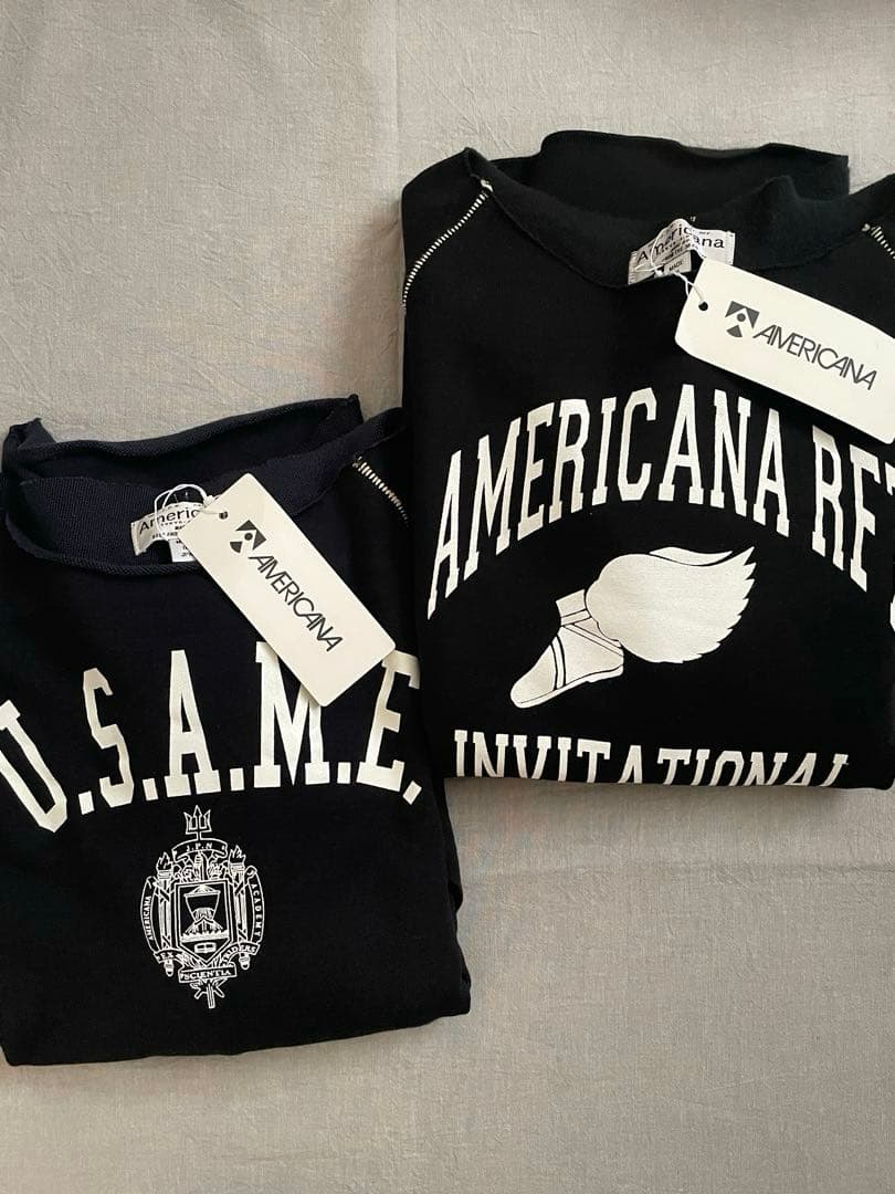 新品未使用タグ付Americana U.S.A.M.E. トレーナースウェット