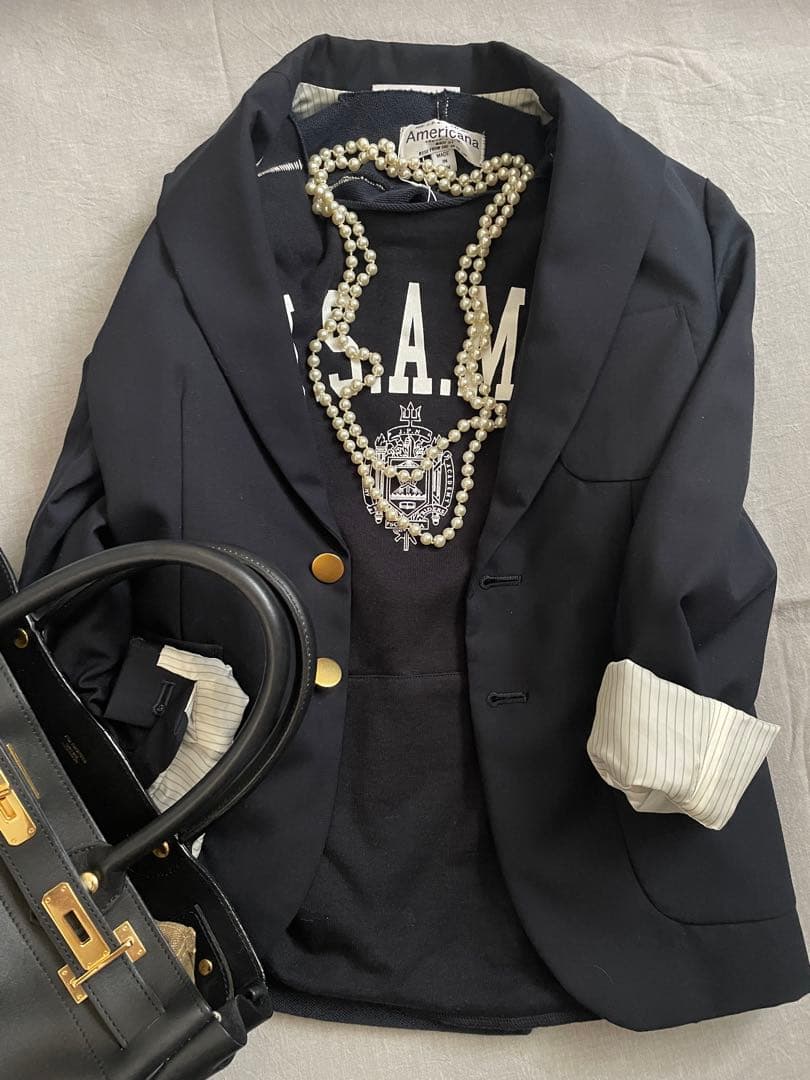 新品未使用タグ付Americana U.S.A.M.E. トレーナースウェット