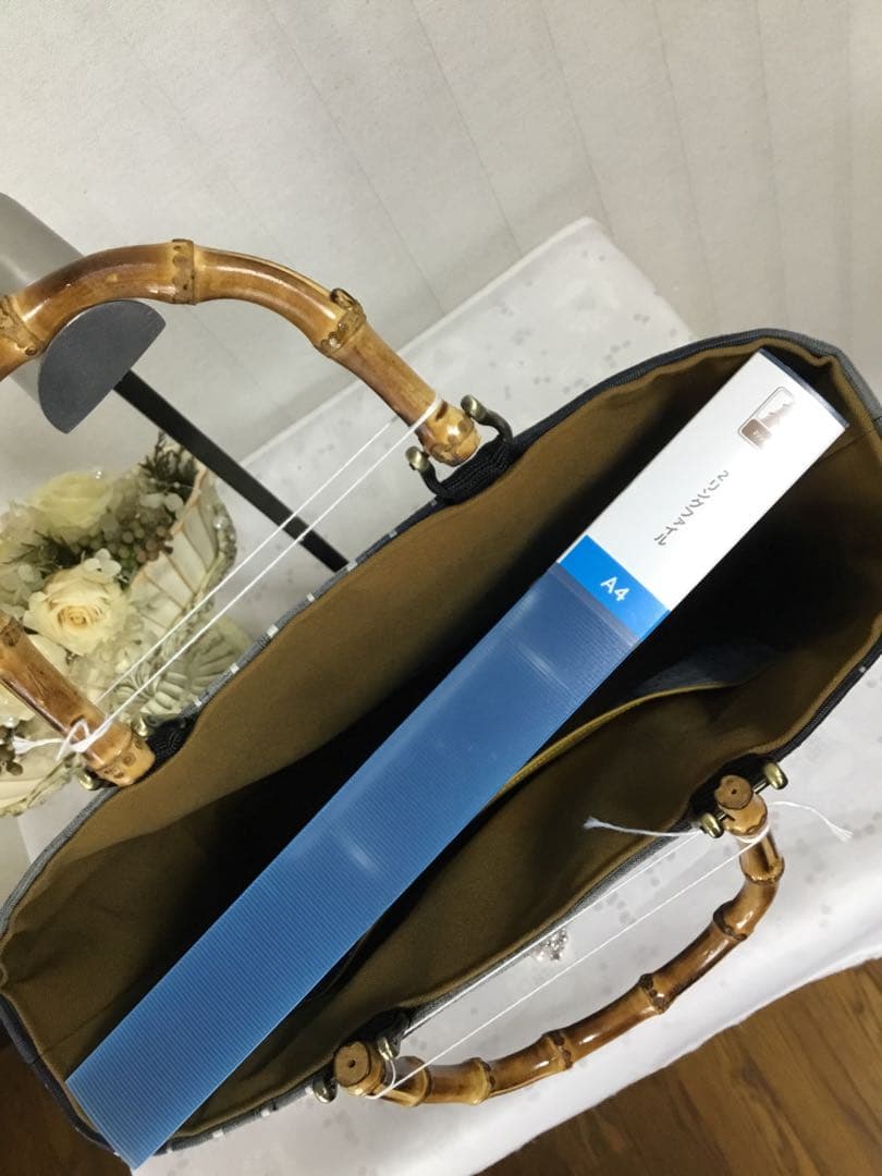 花ぷらら・ハンドメイド・大島紬・大きめ・トートバッグ・164