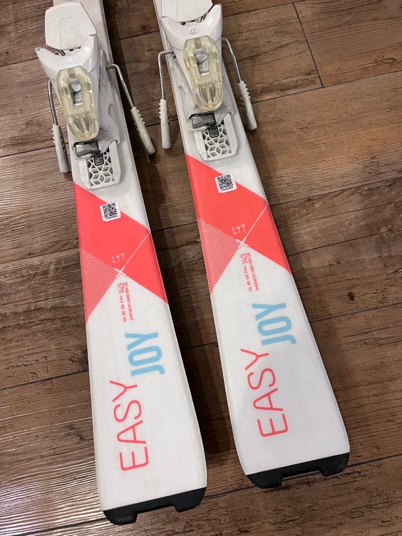 HEAD EASY JOY スキー ホワイト/ピンク　143cm