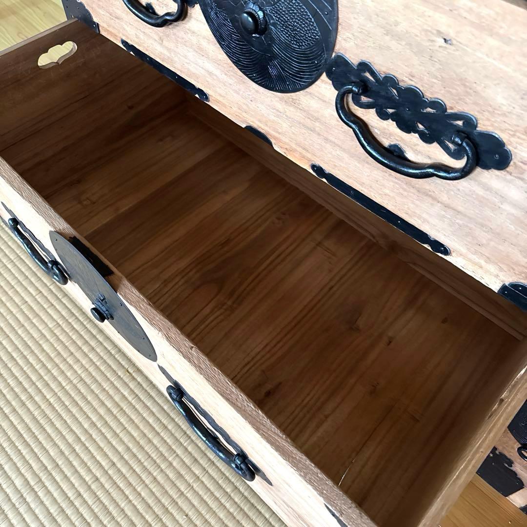 【貴重品・送料無料】アンティーク家具　明治〜大正時代　桐タンス