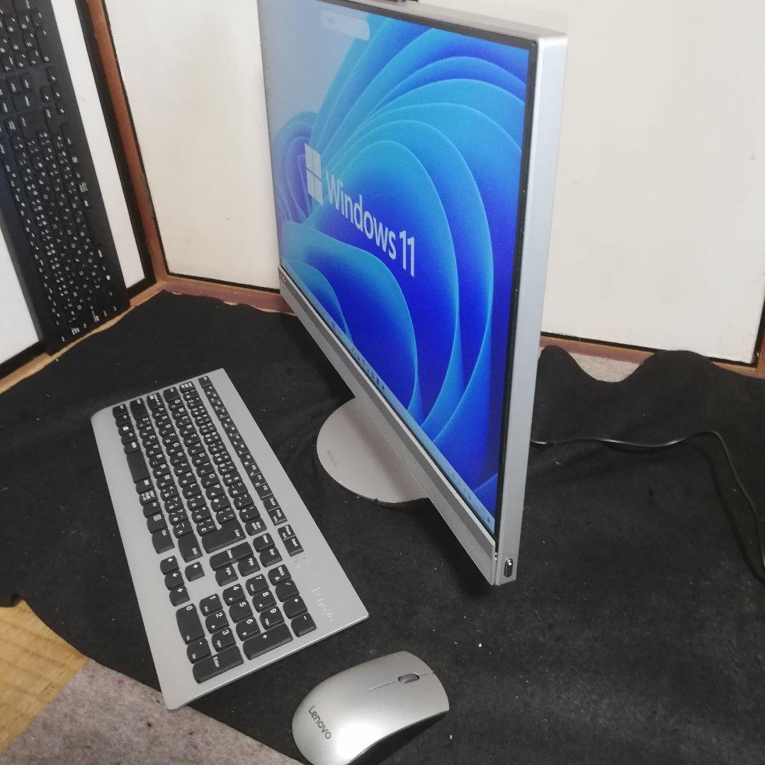 レノボ 超狭枠24インチ Celeron-G4930T/8GB/256SSD